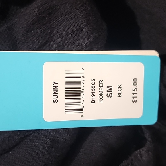 Beach Bunny sheer black romper size S - Picture 5 of 8